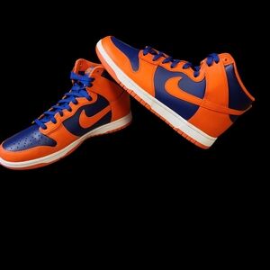 RARE🔥 Sz 11.5 - Nike Dunk High Retro N.Y New York Knicks DD1399-800 Men's